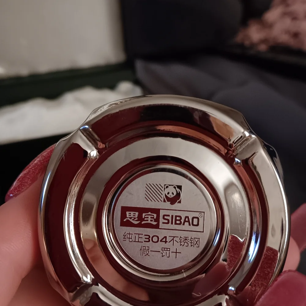 Sterling Silver 999 Inner Bladder Leather Insulation Filter Cup High-end Busines - Picture 2 of 11